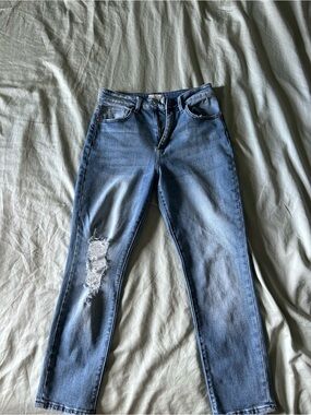 Altar'd State Light Blue Distressed Jeans